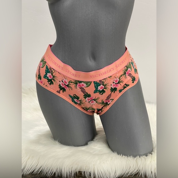 Victorias Secret Logo Cotton Hipster Hiphugger Panty Underwear. NWT - Picture 3 of 13